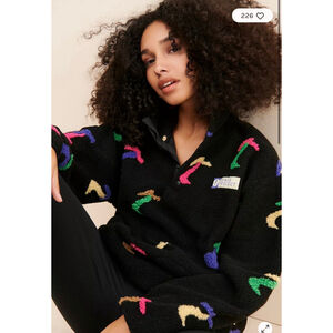 Parks Project Dancing Shrooms Trail Pullover $175 Retail Size Small EUC